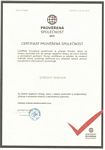 Osvědčení prověřená firma